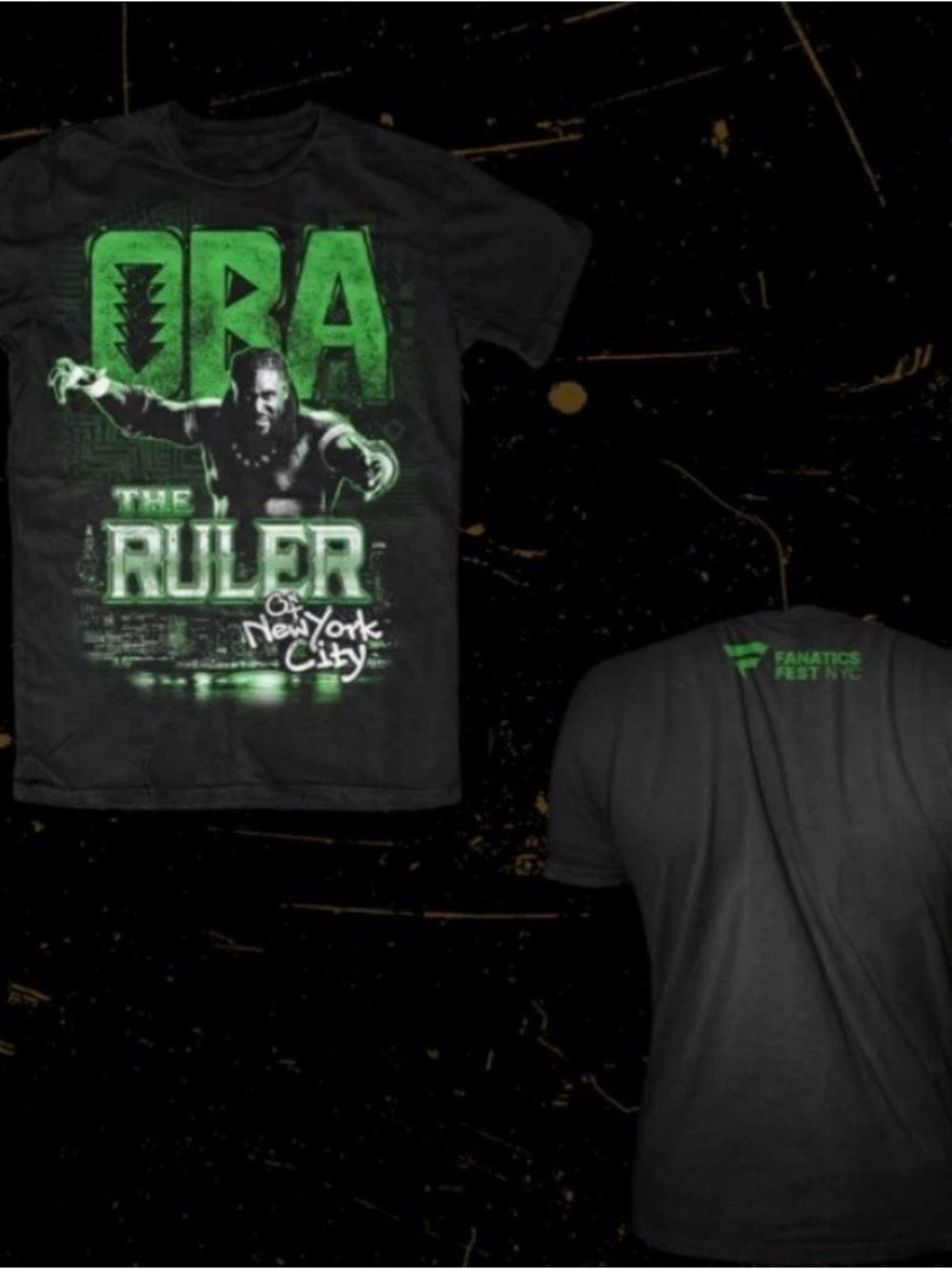 WWE Fanatics Fest 2026 Oba Femi The Ruler NYC T-shirt Presale Large